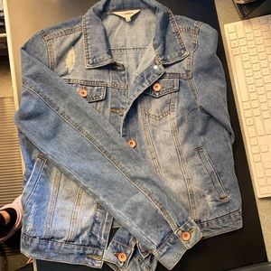 Ci Sono Long Sleeve Jean Jacket